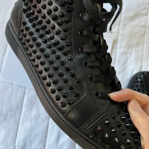 Christian louboutin spiked high tops